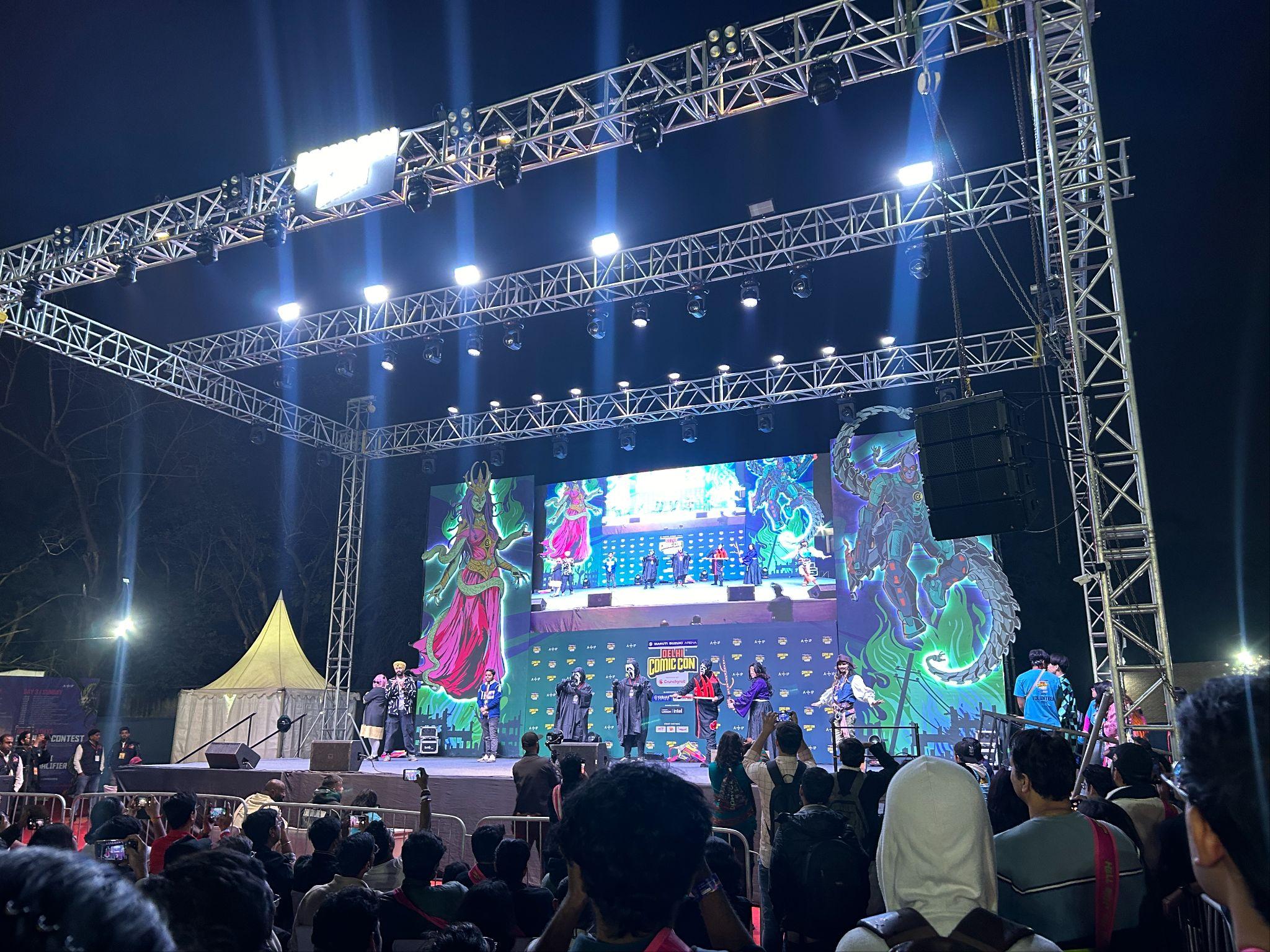 インドのコミコンのコスプレコンテスト