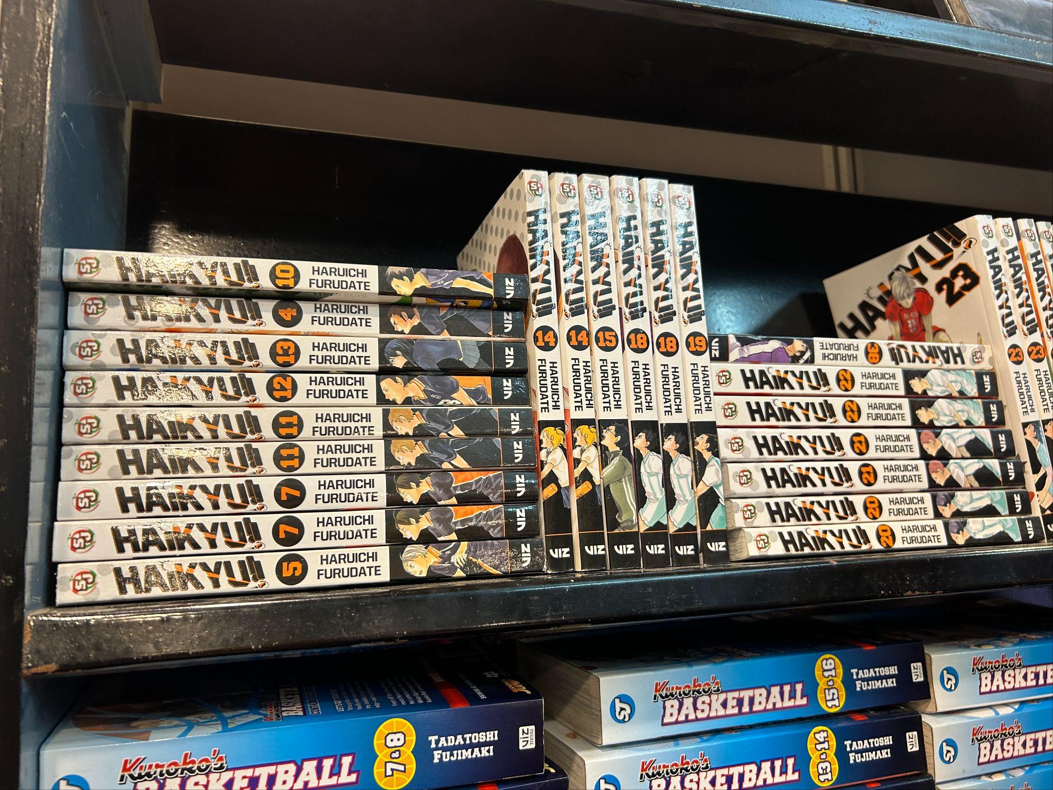 インドのコミコンのハイキューの漫画