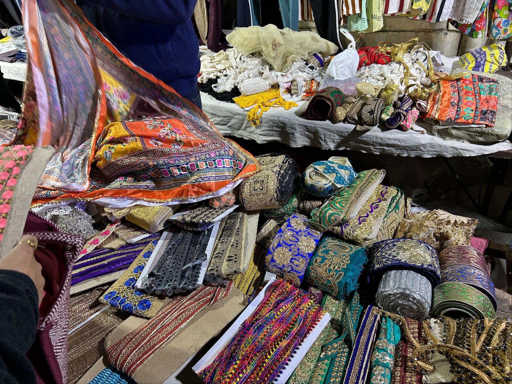 インドのバザールのレース